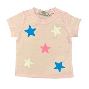 Firehouse Pink with Stars t-shirt baby girl size 12-18 months NWT